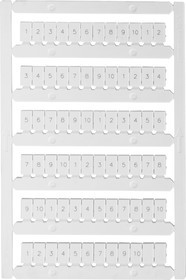 332721, "Маркировка для лазерной печати ""1-10"" OptiClip MC6/H/1-10"