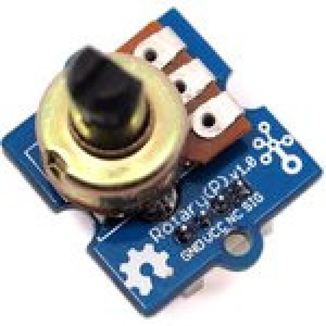 Grove - Rotary Angle Sensor(P), Датчик угла поворота/потенциометр 10кОм для Arduino проектов