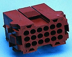 211758-1, Metrimate Male Connector Housing, 5.08mm Pitch, 12 Way, 4 Row