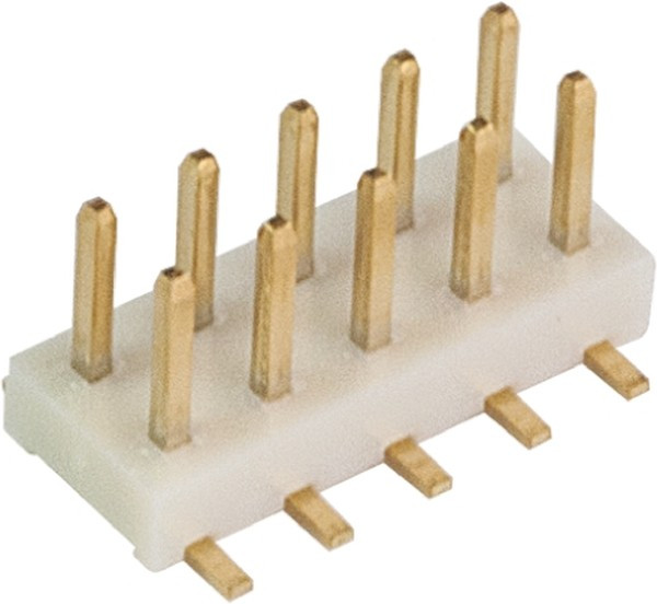 A3A-10PA-2SV(71), Headers &amp; Wire Housings 10P VRT SMT PIN HDR SEL GLD PLT W/BOSS