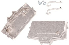 3357-9250, 3357 Series Aluminium D Sub Backshell, 50 Way, Strain Relief