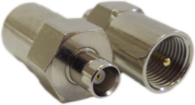 ADAPT/MCXF/FMEM, РЧ/Коаксиальный адаптер, MCX, Гнездо, FME, Штекер, Прямой Переходник