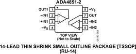 ADA4851-2YRMZ-RL7, Операционный усилитель, 105 МГц ADA4851-2YRMZ-RL7, Операционный усилитель, 105 МГц