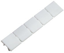 CA509/K10WHT, 10 mm WIDE MARKER BLANK (1 упак. - 100 шт.)