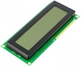 DEM 16214SBH-PW-N, Дисплей ЖКД, алфавитно-цифровой, STN Negative, 16x2, LED, PIN 16