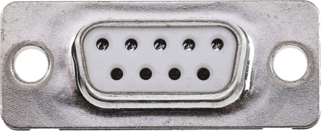 DE09S064TLF, D-Sub Standard Connectors Solder bucket conn. 9 way Socket