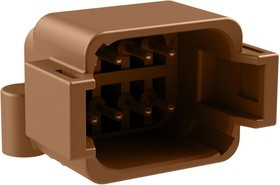 ATF13-08PC-BM11, BOARD MOUNT HEADER, RIGHT ANGLE, AT, 8 PIN, C-KEY, SCREW BOSS, GOLD PLATE 28AH8601