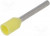 TUL-RI-00208/YE, Наконечник: втулка; изолированный; медь; Изоляция: полиамид; 8мм TUL-RI-00208/YE, Наконечник: втулка; изолированный; медь; Изоляция: полиамид; 8мм