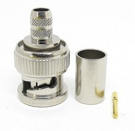 339-275-300, 75 Straight Cable Mount, BNC Connector, Plug, RG59/U