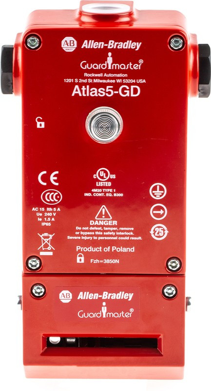 440G-L07264, 440G-L Series Solenoid Interlock Switch, Power to Unlock, 24V ac/dc, Actuator Included 440G-L07264, 440G-L Series Solenoid Interlock Switch, Power to Unlock, 24V ac/dc, Actuator Included