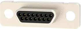 580-M15-103L002, Разъем D Sub, Micro D, Штекер, 580 M Series, 15 контакт(-ов), Solder Cup
