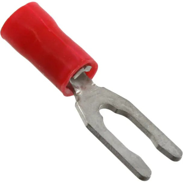 52453, TERMINAL, SPADE/FORK, #6, CRIMP, RED 52453, TERMINAL, SPADE/FORK, #6, CRIMP, RED