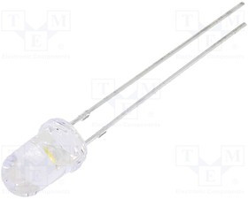 OSB4XA56E1R-150MA, LED; 4.8mm; blue; 4200?5500mcd; 140°; Front: convex; 3.3?3.8V