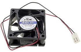 JF0625S1H-R, вентилятор 12В 60х60х25мм подшипник скольжения JF0625S1H-R, вентилятор 12В 60х60х25мм подшипник скольжения