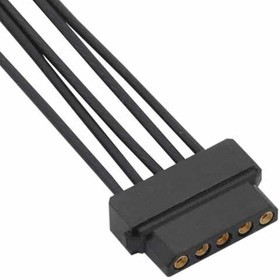 M80-6110442, Power to the Board 22AWG SIL SOCKET stght Crimp