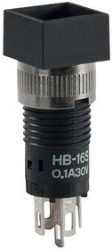 HB16SKW01, Pushbutton Switches SPDT ON-ON SQ