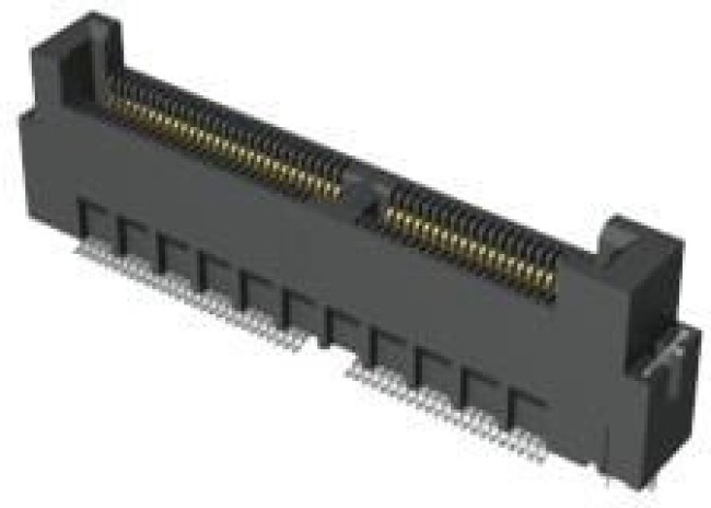 MEC5-070-01-L-RA-W2-TR, Standard Card Edge Connectors MEC5-RA Right-Angle 70 pos per row