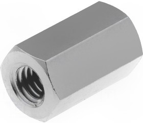 116X12, Дистанцирующая стойка с резьбой, 12мм, Внутр.резьба: M4, латунь