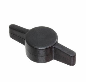 29W516B, Knobs &amp; Dials Wing Press Lock Thumb Screw Knob, For 5/16 Screw, Black,Acetal