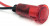 655-1104-103F, LED Panel Mount Indicators 0.5in SnapIn PCB FLAT RED