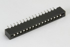 DS1020-16ST1D, Разъем: FFC (FPC), прямой, PIN: 16, NON-ZIF, THT, луженые, 20мОм