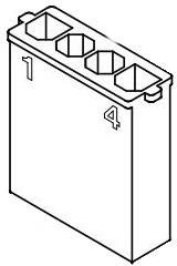 172673-3004, Power to the Board Super-Sabre 7.5mm Plg Hsg GlwWire 4Ckt
