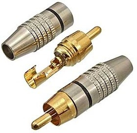 SZC-0218 /RP-213 black, Разъём RCA -0218/RP-213, чёрный