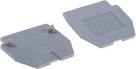 3100321, D-MT Series End Cover for Use with DIN Rail Terminal Blocks