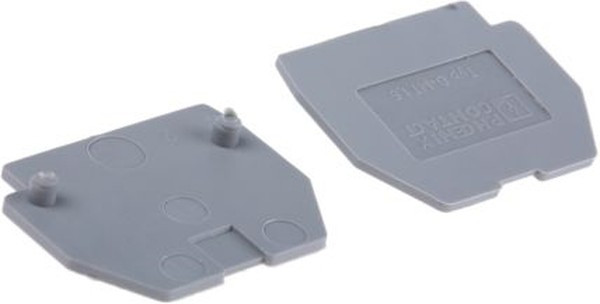 3100321, D-MT Series End Cover for Use with DIN Rail Terminal Blocks