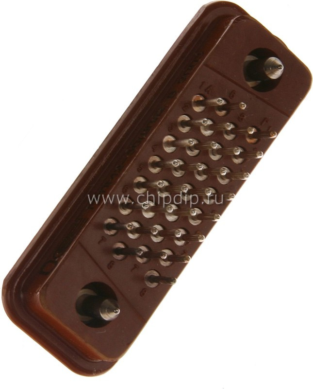 Прямоугольный соединитель штекер, шаг P3,5мм, 30 контактов, ГРПМ2-30Шпл2-В; №412 штек ПрС\P3,5\30P\\\ ГРПМ2-30ШПл2-В