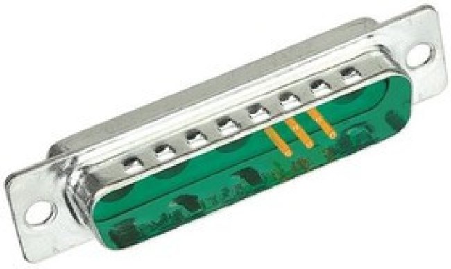 09693115133, D-Sub Mixed Contact Connectors 10+3P MALE SHL 13W3 10 SIG 3 SPECIAL CNT
