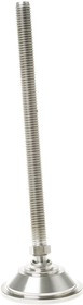 A080/005, M12 Stainless Steel Adjustable Foot, 1500kg Static Load Capacity 10° Tilt Angle