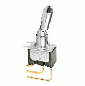 M2012LL2G40, Toggle Switches ON-ON LOCKING LEVER SMOOTH BSHNG VERT PC