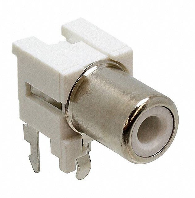 PJRAN1X1U02X, CONNECTOR, 1 POS RA PH JK WHITE 09N0906