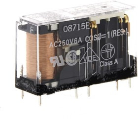 G7SA2A2B24DC, PCB Safety Relay G7SA, 2NO + 2NC, 24V, 1.6kOhm, 6A