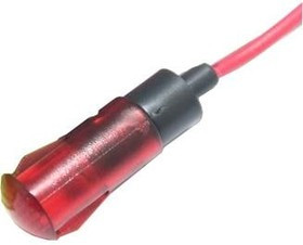 FL1P-8QW-2-R2V, LED Panel Mount Indicators LED RED 8MM SNAP 2VAC/DC FL1P-8QW-2-R2V, LED Panel Mount Indicators LED RED 8MM SNAP 2VAC/DC