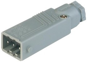 932143406, Прямоугольный разъем питания, 4 контакт(-ов), ST, Монтаж на Кабель, Винт, Штекер