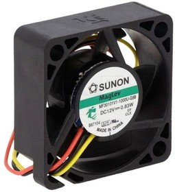 MF30101V1-G99-A, Вентилятор осевой, 12В DC, 30x30x10мм, подшипник Vapo, 9,3куб.м/ч, 23дБА