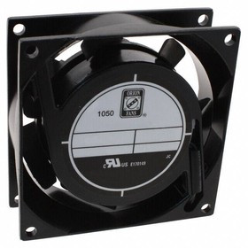 OA825AP-11-3TB, AC Fans Axial Fan, 80x80x25mm, 115VAC, 16CFM, 4W, 19dBA, 1900RPM, Ball, Lead Wires, IP55