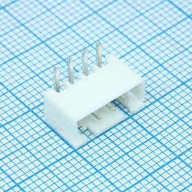 DS1069-04MRW6XB, (CWF-4R), Вилка на плату угловая 4 контакта шаг 2.5мм