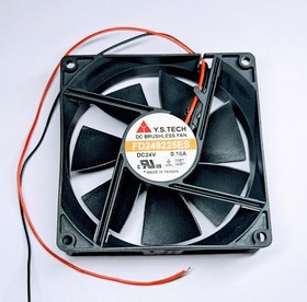 Вентилятор Y.S.TECH DC BRUSHLESS FAN FD249225ES 24V 0,16A 90x90x25mm 2 pin Вентилятор Y.S.TECH DC BRUSHLESS FAN FD249225ES 24V 0,16A 90x90x25mm 2 pin
