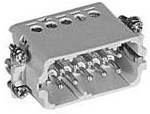 1-1103501-1, Heavy Duty Power Connectors 6P SOLDER ST THRU HOLE