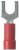 PV18-8F-MY, TERMINAL, FORK TONGUE, #8, 16AWG