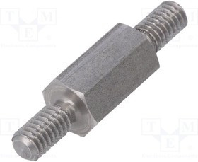 TMM-M4X12/DR446, Дистанцирующая стойка с резьбой, 12мм, Внешн.резьба: M4