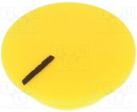 K21-YELLOW-L, Заглушка, пластмасса, распорным стержнем, желтый, K21