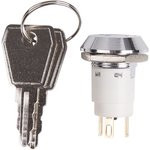 36-4472, Переключатель ключ ø16 250V 2А (3с) ON-ON (K16-05)