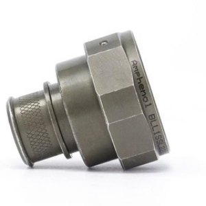 M85049/82-20ZP03, Circular MIL Spec Backshells Straight Shell size 20 Black Zinc Nickel w/ Exposed Nickel Entry 3