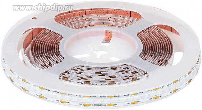 ML-R504-COB-B-S, Лента светодиодная COB, синий, 12В, 12Вт/м, 504д/м, 130лм/м, IP20, 10мм, 1м