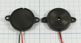 Излучатель звука пьезокерамический без генератора (1~20)В, Резонансная 4кГц зп 24x 4m35\1~20\\ 4,0\2