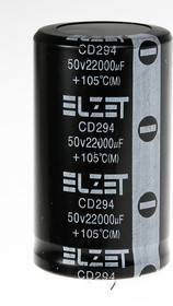 ECAP (К50-35), 22000 мкФ, 50 В, 105°C snap in, Конденсатор электролитический алюминиевый ECAP (К50-35), 22000 мкФ, 50 В, 105°C snap in, Конденсатор электролитический алюминиевый